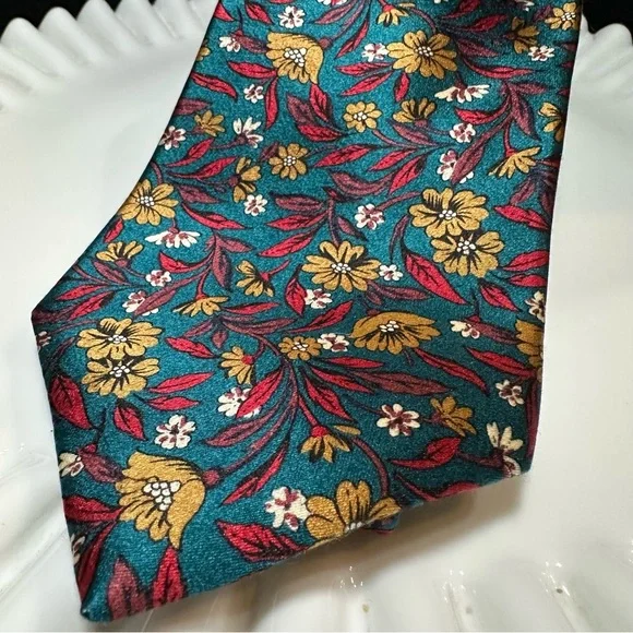 Vintage Oscar de la Renta Couture Men's Neck Tie – Silk Velour, GORGEOUS !! - Picture 2 of 11